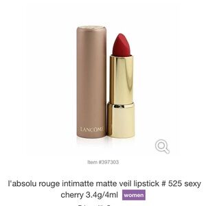 •SOLD• L'Absolu Rouge Intimatte Matte Lipstick - Sexy Cherry